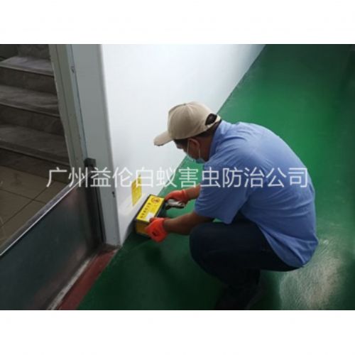 白云工厂车间室内布置粘鼠板工程